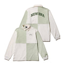 【ゴルフ】長袖 ラグビーシャツ ヘビーウェイト ブロック オフホワイト/ピスタチオ - 14326404 - S | NEW ERA ニューエラ公式オンラインストア