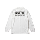 【ゴルフ】長袖 鹿の子 ボタンダウン ポロシャツ ボックスロゴ オフホワイト - 14326409 - S | NEW ERA ニューエラ公式オンラインストア