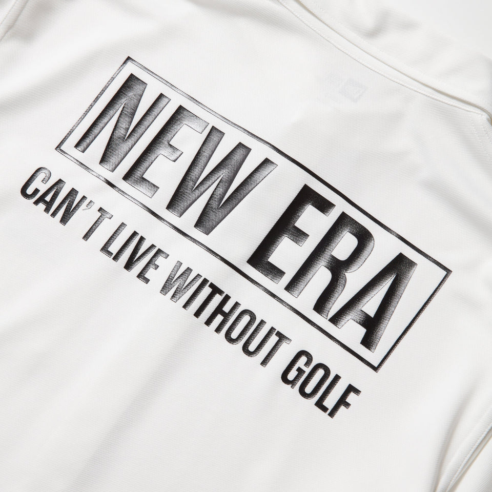 【ゴルフ】長袖 鹿の子 ボタンダウン ポロシャツ ボックスロゴ オフホワイト - 14326409 - S | NEW ERA ニューエラ公式オンラインストア