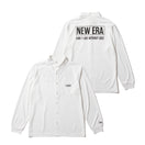 【ゴルフ】長袖 鹿の子 ボタンダウン ポロシャツ ボックスロゴ オフホワイト - 14326409 - S | NEW ERA ニューエラ公式オンラインストア