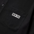 【ゴルフ】長袖 鹿の子 ボタンダウン ポロシャツ ボックスロゴ ブラック - 14326410 - S | NEW ERA ニューエラ公式オンラインストア