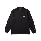 【ゴルフ】長袖 鹿の子 ボタンダウン ポロシャツ ボックスロゴ ブラック - 14326410 - S | NEW ERA ニューエラ公式オンラインストア