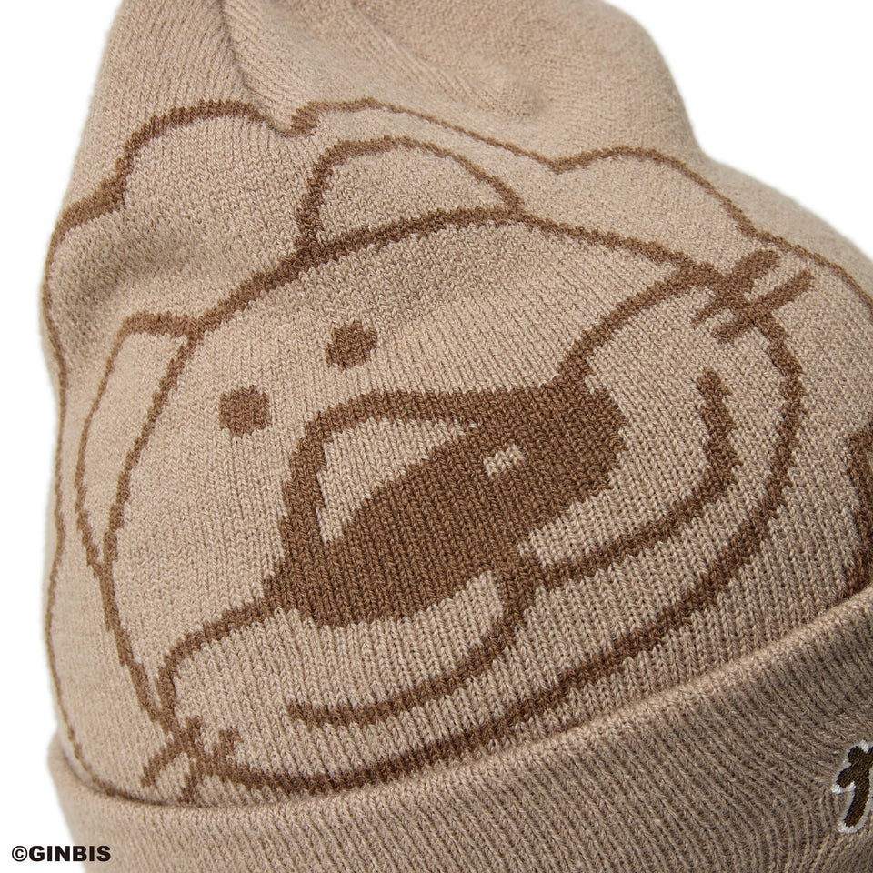 ベーシック カフニット たべっ子どうぶつ らいおん ベージュ - 14346920 - OSFM | NEW ERA ニューエラ公式オンラインストア