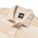 【ゴルフ】半袖 サマーニット メッシュ ポロシャツ オフホワイト - 14391512 - S | NEW ERA ニューエラ公式オンラインストア