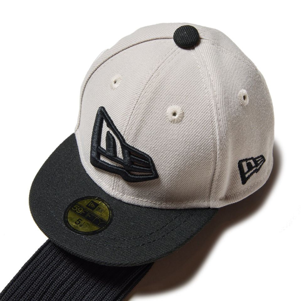 【ゴルフ】 ヘッドカバー フラッグロゴ ストーン × ブラック フェアウェイウッド用 - 14393711 - OSFM | NEW ERA ニューエラ公式オンラインストア