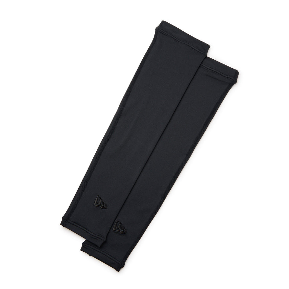 ロング アームスリーブ フラッグロゴ ブラック × ブラック