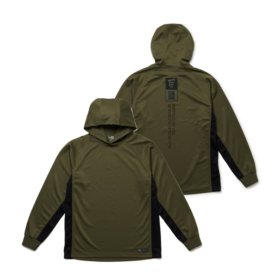 フィールド テック ワッフル フーディー Angler Collection オリーブ | アウトドア
