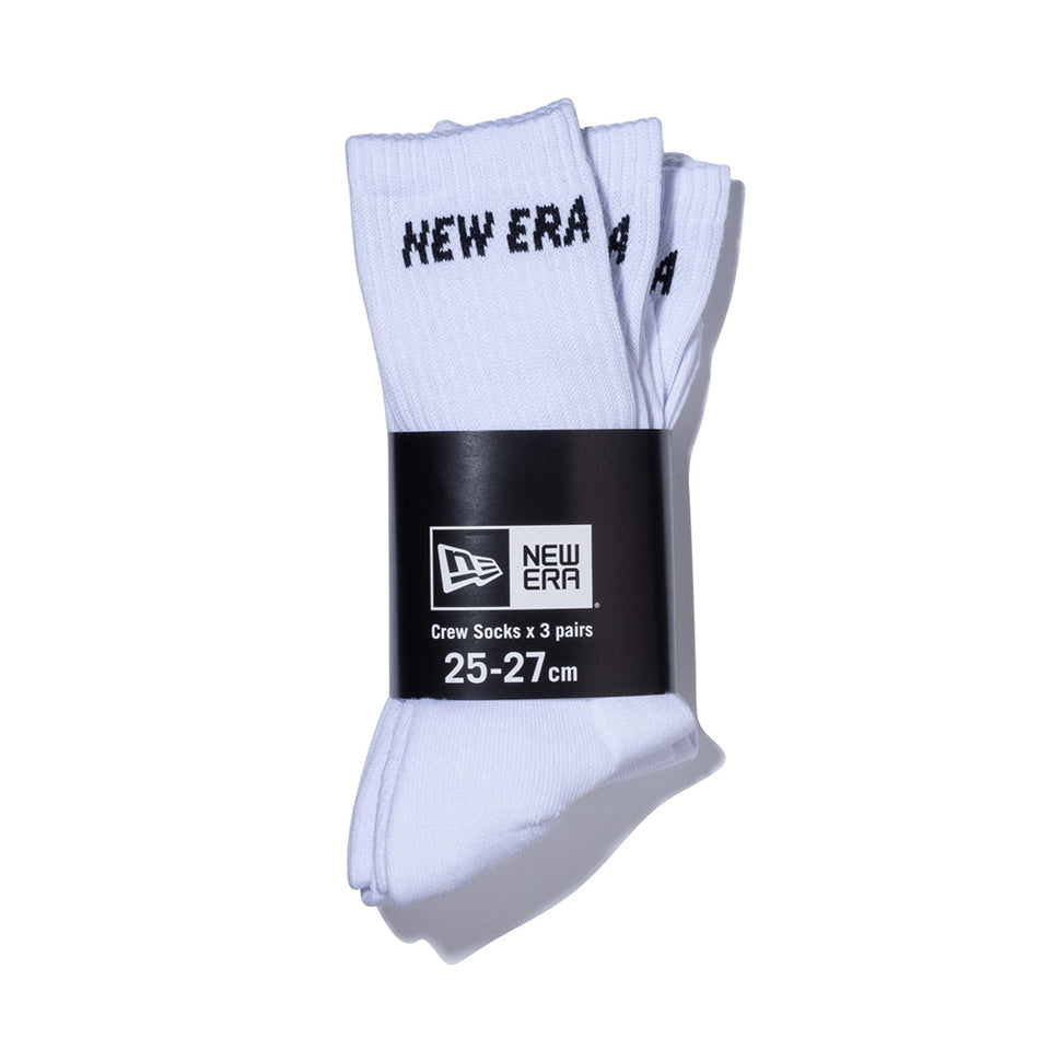 ソックス クルー 3ペア ホワイト | NEW ERA ニューエラ公式オンラインストア