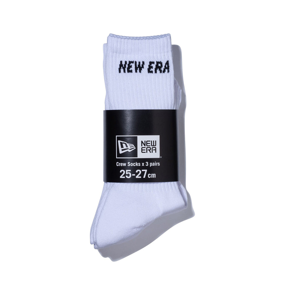 ソックス クルー 3ペア ホワイト | NEW ERA ニューエラ公式オンラインストア