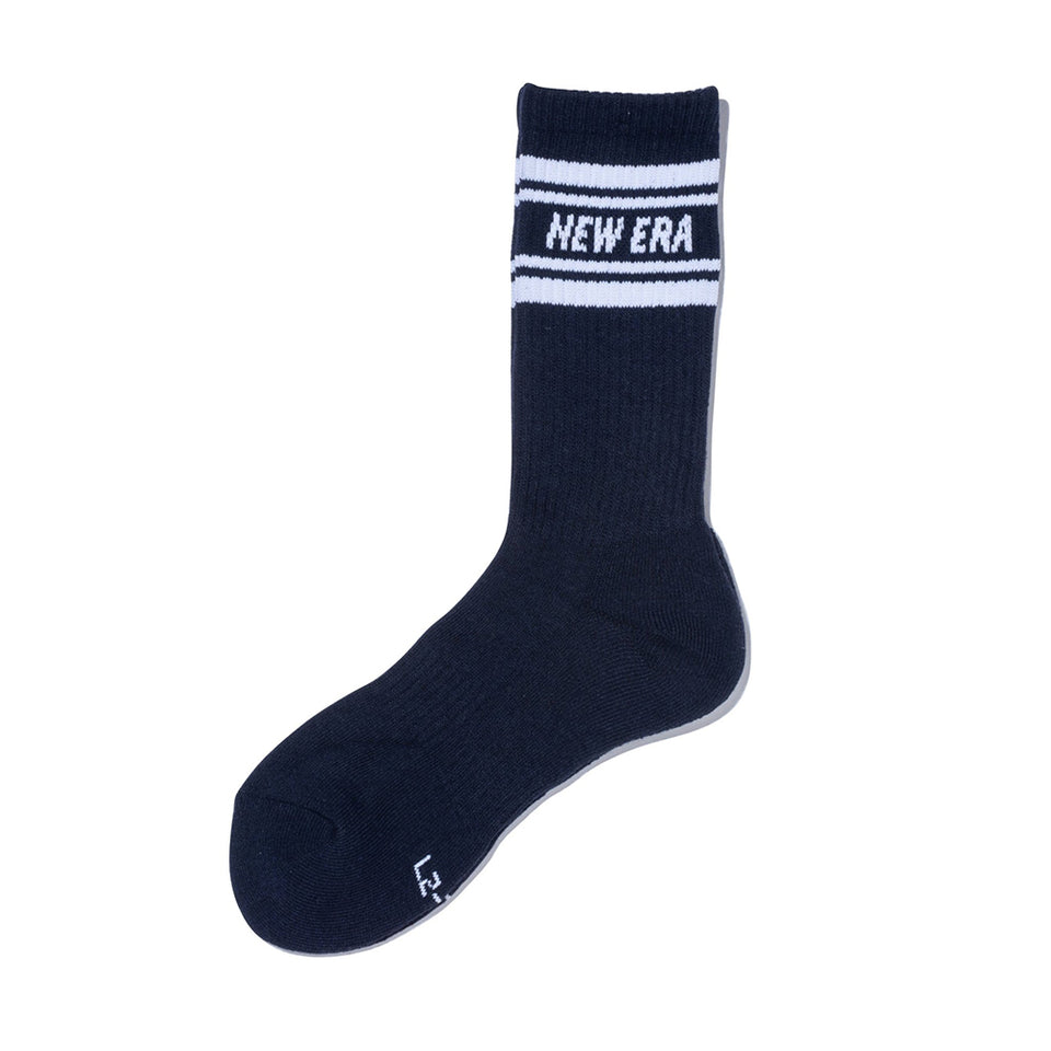 ソックス クルー 3ペア ライン ネイビー | NEW ERA ニューエラ公式オンラインストア