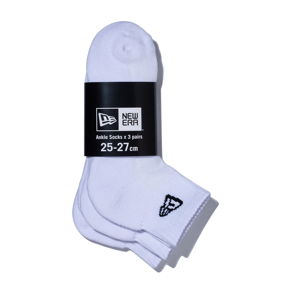 ソックス アンクル 3ペア ホワイト | NEW ERA ニューエラ公式オンラインストア