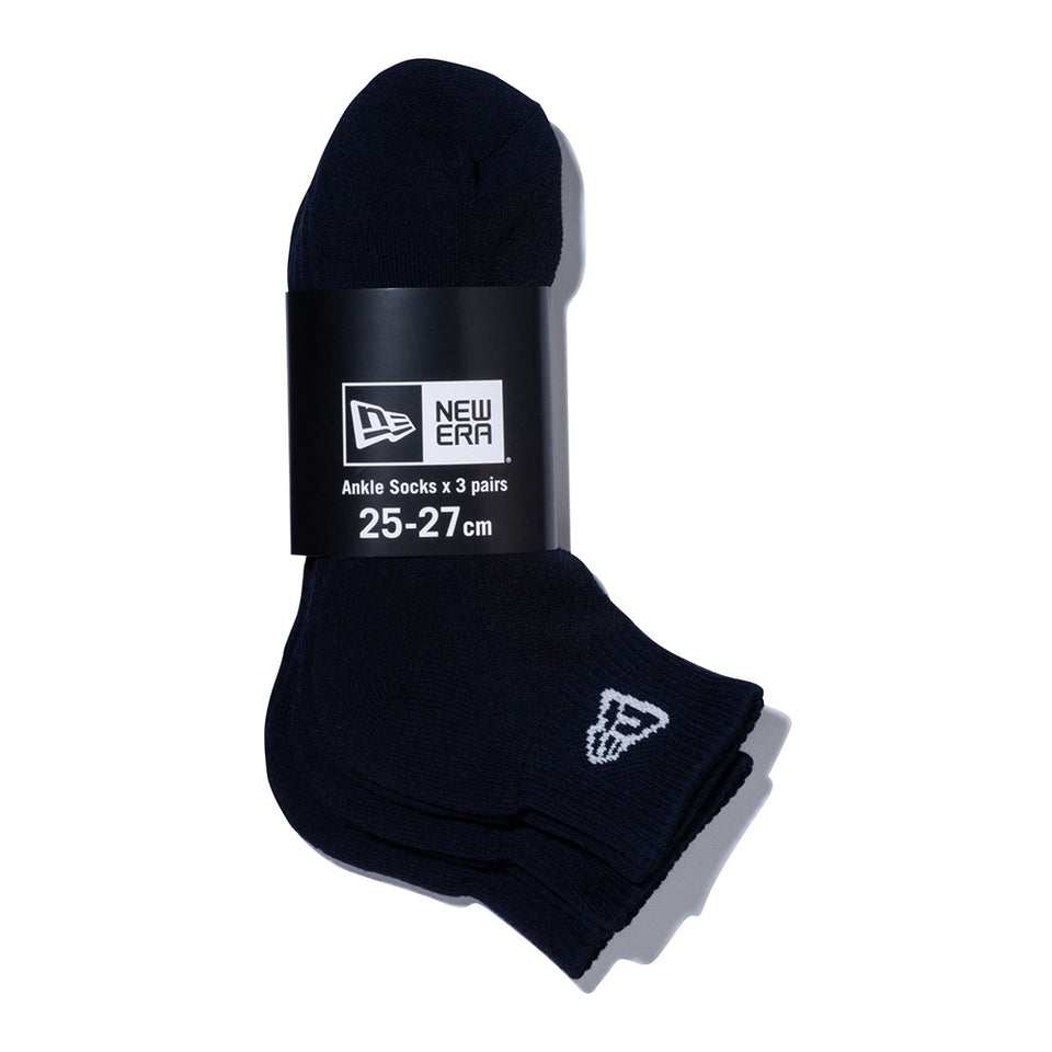 ソックス アンクル 3ペア ネイビー | NEW ERA ニューエラ公式オンラインストア