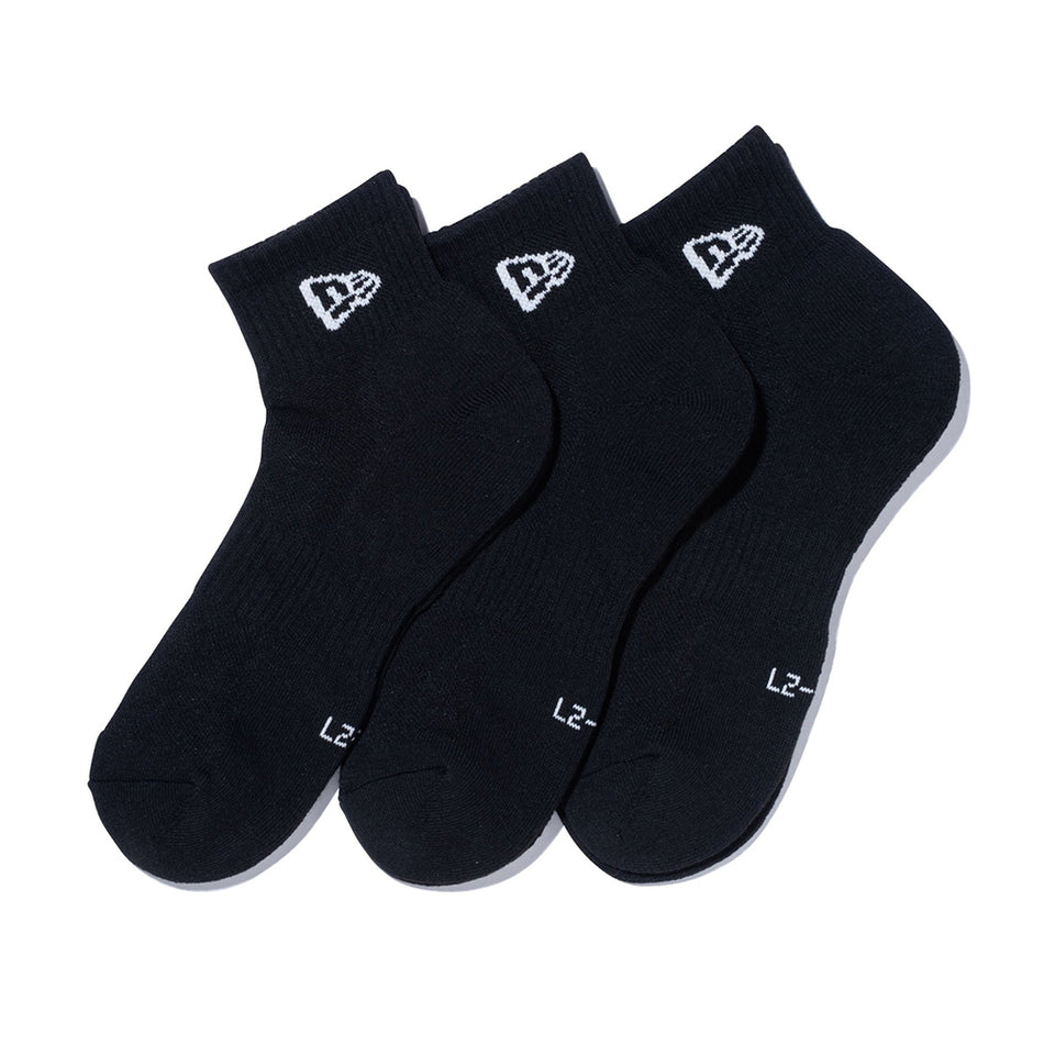 ソックス アンクル 3ペア ブラック | NEW ERA ニューエラ公式オンラインストア