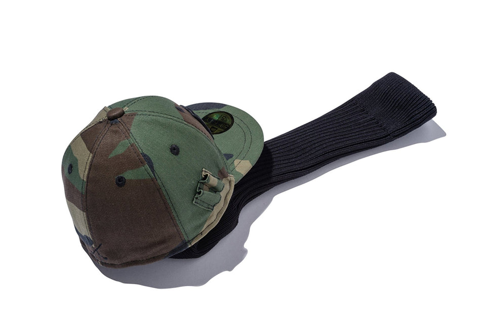 【ゴルフ】 ヘッドカバー フラッグロゴ ウッドランドカモ × ブラック ドライバー用 | NEW ERA ニューエラ公式オンラインストア