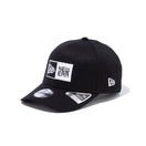 Youth 9FIFTY ストレッチスナップ ボックスロゴ ブラック × ホワイト | NEW ERA ニューエラ公式オンラインストア