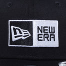 Youth 9FIFTY ストレッチスナップ ボックスロゴ ブラック × ホワイト | NEW ERA ニューエラ公式オンラインストア