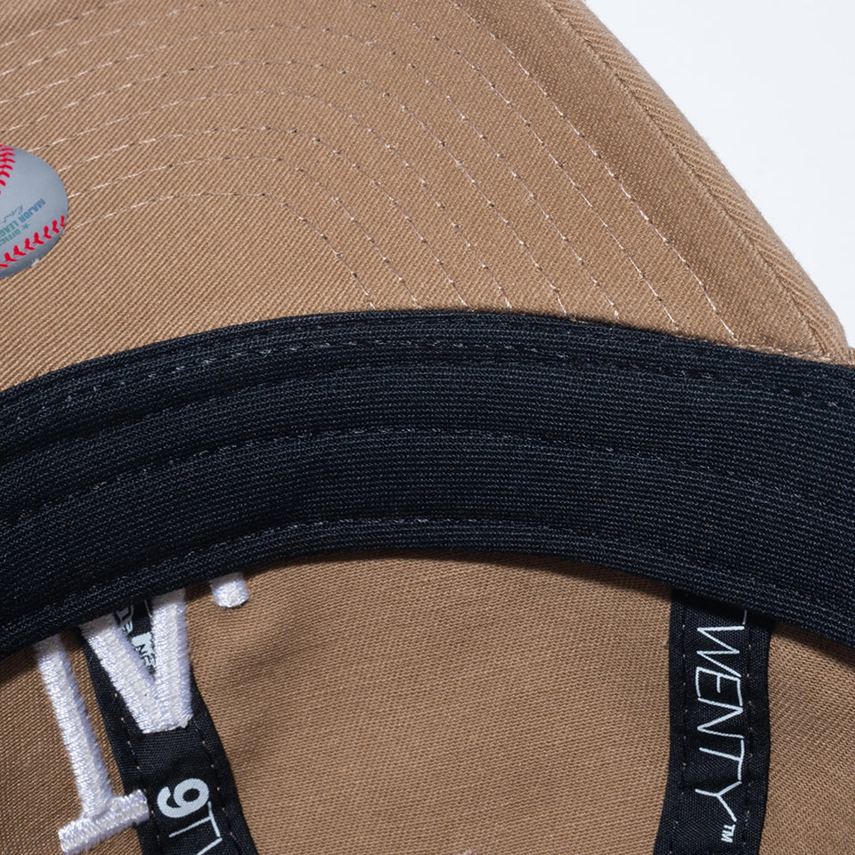 Youth 9TWENTY ロサンゼルス・ドジャース カーキ × ホワイト | NEW ERA ニューエラ公式オンラインストア