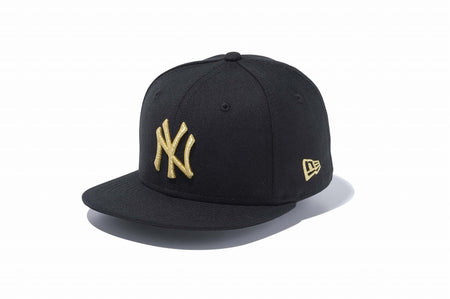 キッズ Child 9FIFTY ニューヨーク・ヤンキース ブラック × ゴールド