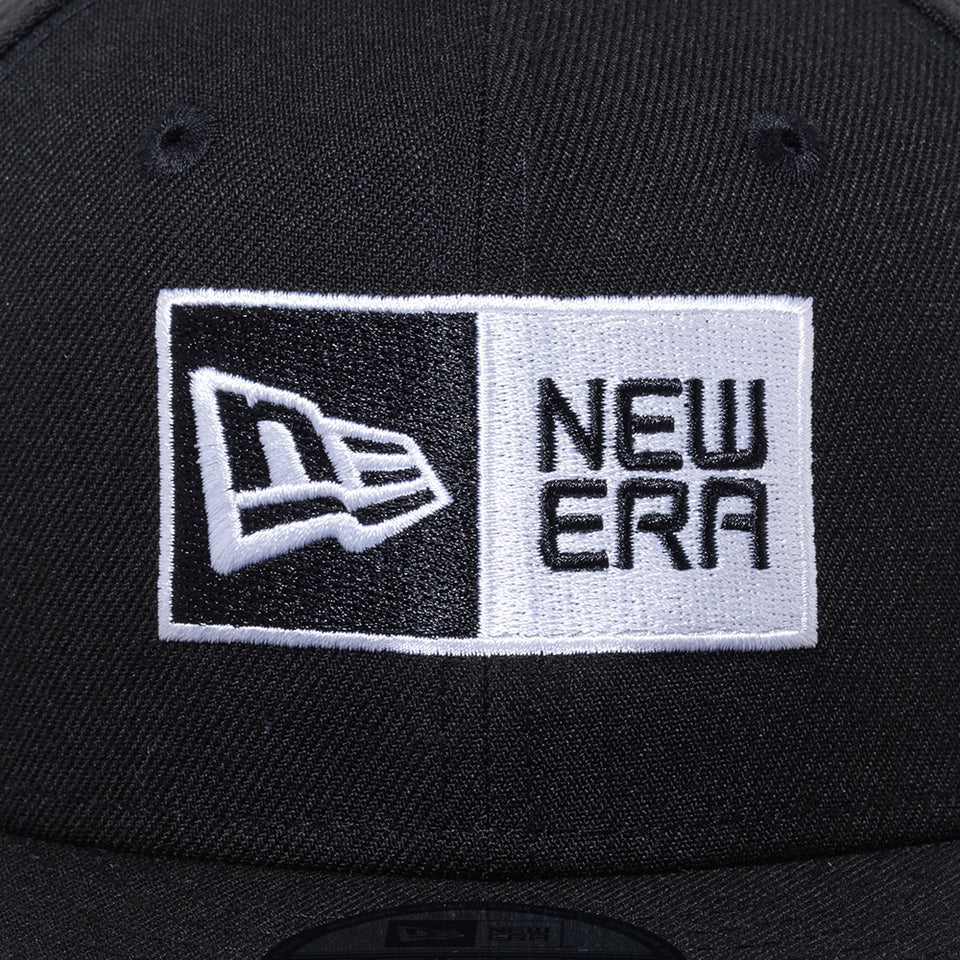 Child 9FIFTY ボックスロゴ ブラック × ホワイト | NEW ERA ニューエラ公式オンラインストア