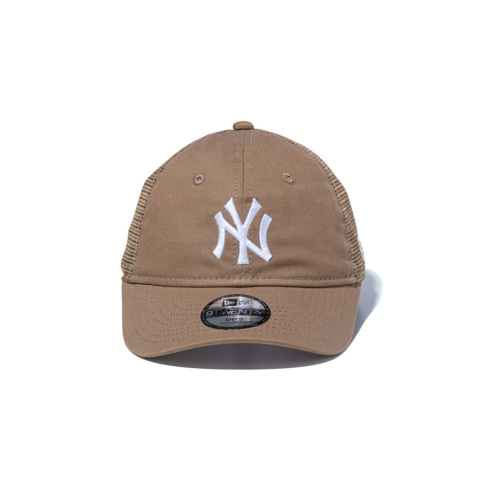 Child 9TWENTY トラッカー ニューヨーク・ヤンキース カーキ × ホワイト | NEW ERA ニューエラ公式オンラインストア