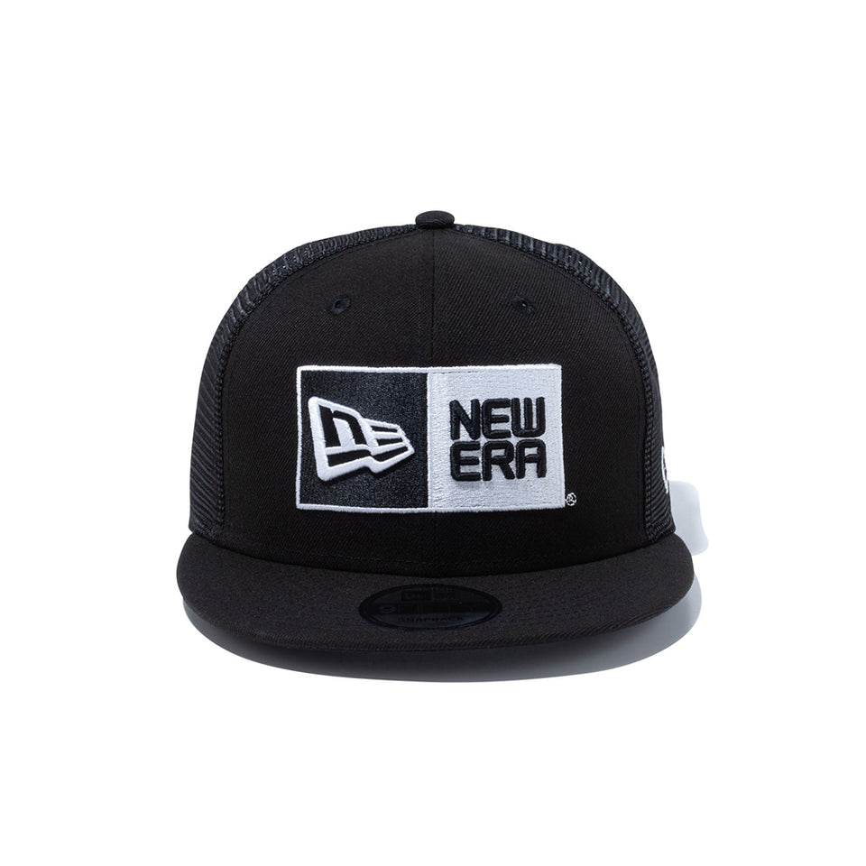 9FIFTY トラッカー ボックスロゴ ブラック × ホワイト