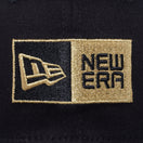 9FIFTY ストレッチスナップ ボックスロゴ ブラック × ゴールド | NEW ERA ニューエラ公式オンラインストア
