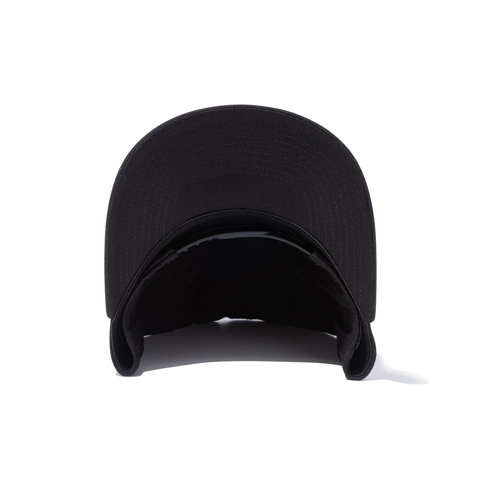 9FIFTY ストレッチスナップ ボックスロゴ ブラック × ブラック