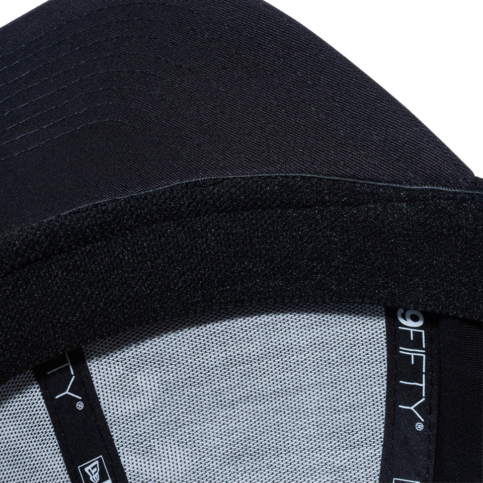 9FIFTY ストレッチスナップ クラシックロゴ ブラック × ホワイト | NEW ERA ニューエラ公式オンラインストア