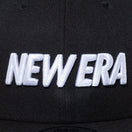 9FIFTY ワードマークロゴ ブラック × ホワイト | NEW ERA ニューエラ公式オンラインストア