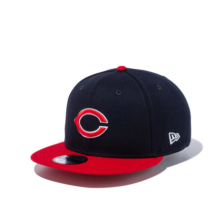 New Era 9FIFTY 広島東洋カープ 民生坊や キャップ 9FIFTY 広島東洋カープ ネイビー スカーレットバイザー | ニューエラ