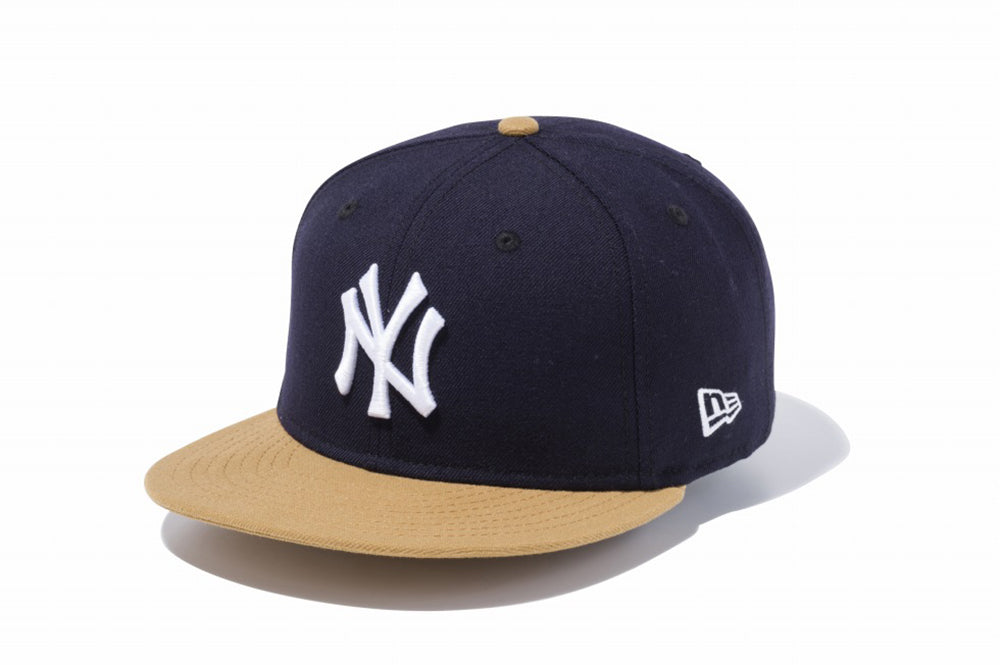 9FIFTY ニューヨーク・ヤンキース ネイビー × ホワイト ウィート