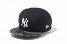 9FIFTY ニューヨーク・ヤンキース ブラック × ホワイト ウッドランドカモバイザー | NEW ERA ニューエラ公式オンラインストア