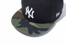 9FIFTY ニューヨーク・ヤンキース ブラック × ホワイト ウッドランドカモバイザー | NEW ERA ニューエラ公式オンラインストア