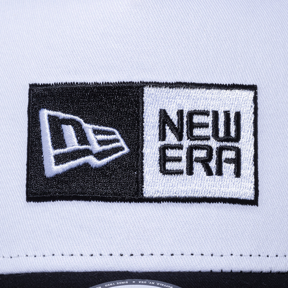 9FORTY A-Frame トラッカー ボックスロゴ ブラック/ホワイト | NEW ERA ニューエラ公式オンラインストア