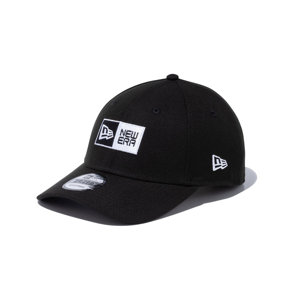 9FORTY ボックスロゴ ブラック × ホワイト | NEW ERA ニューエラ公式オンラインストア