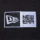9FORTY ボックスロゴ ブラック × ホワイト | NEW ERA ニューエラ公式オンラインストア