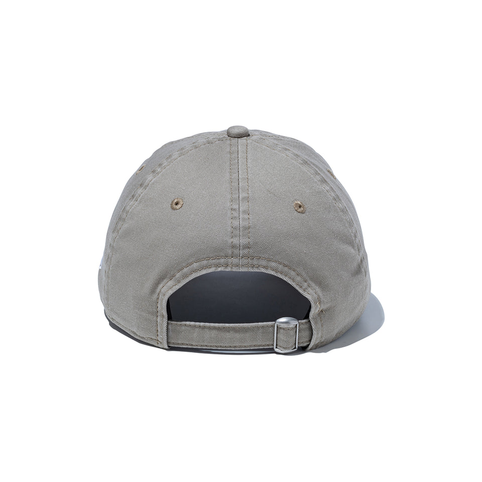 9THIRTY NEW ERA ミニロゴ ウォッシュドコットン ペブル × ホワイト | NEW ERA ニューエラ公式オンラインストア