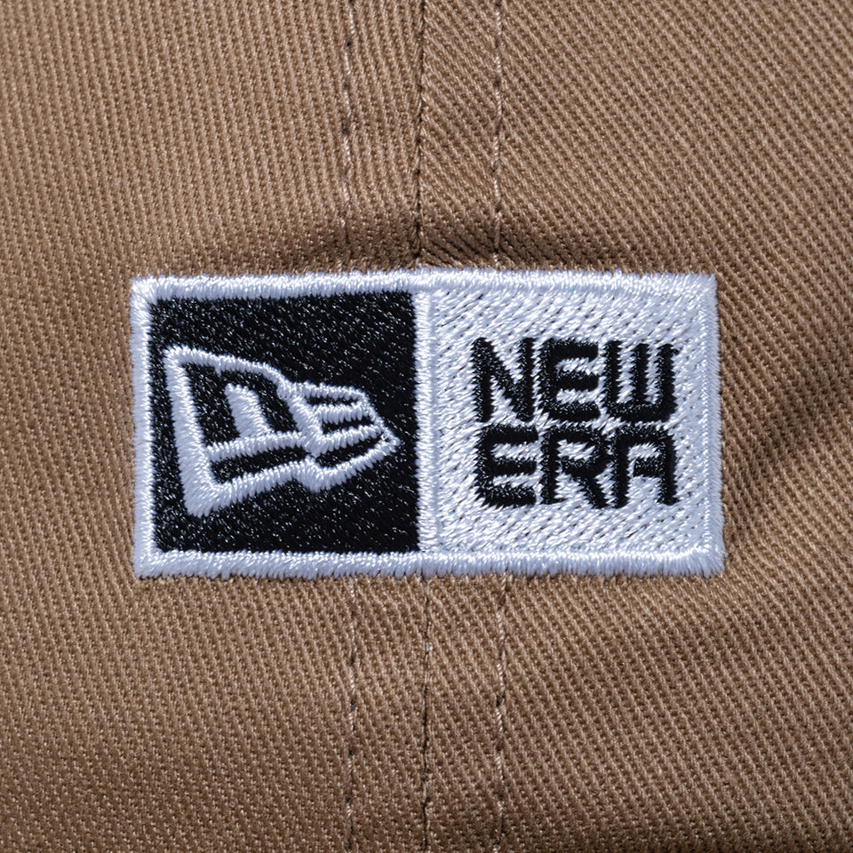 9THIRTY ボックスロゴ ノンウォッシュコットン カーキ × ホワイト | NEW ERA ニューエラ公式オンラインストア