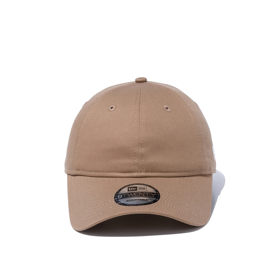 9TWENTY ロングバイザー ノンウォッシュコットン ベーシック カーキ × ホワイト | NEW ERA ニューエラ公式オンラインストア