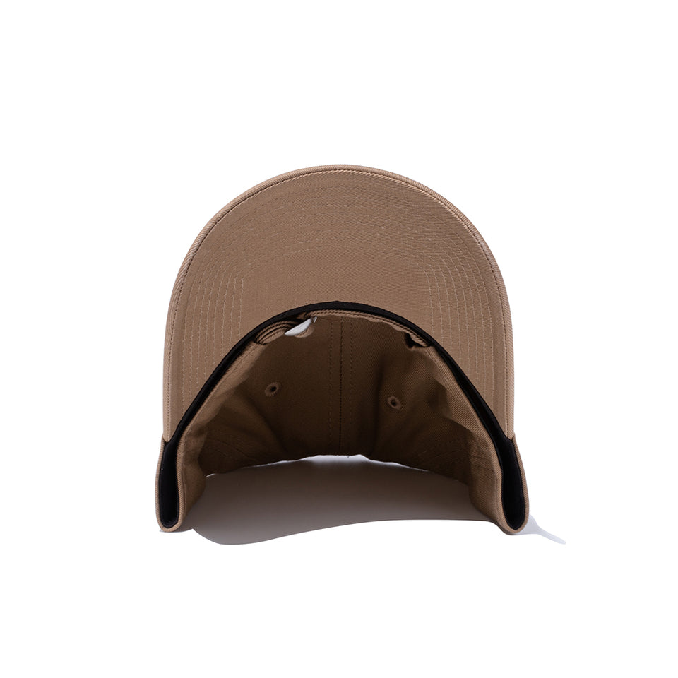 9TWENTY ロングバイザー ノンウォッシュコットン ベーシック カーキ × ホワイト | NEW ERA ニューエラ公式オンラインストア
