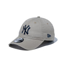 9TWENTY ニューヨーク・ヤンキース ウォッシュドコットン ペブル × ネイビー | NEW ERA ニューエラ公式オンラインストア