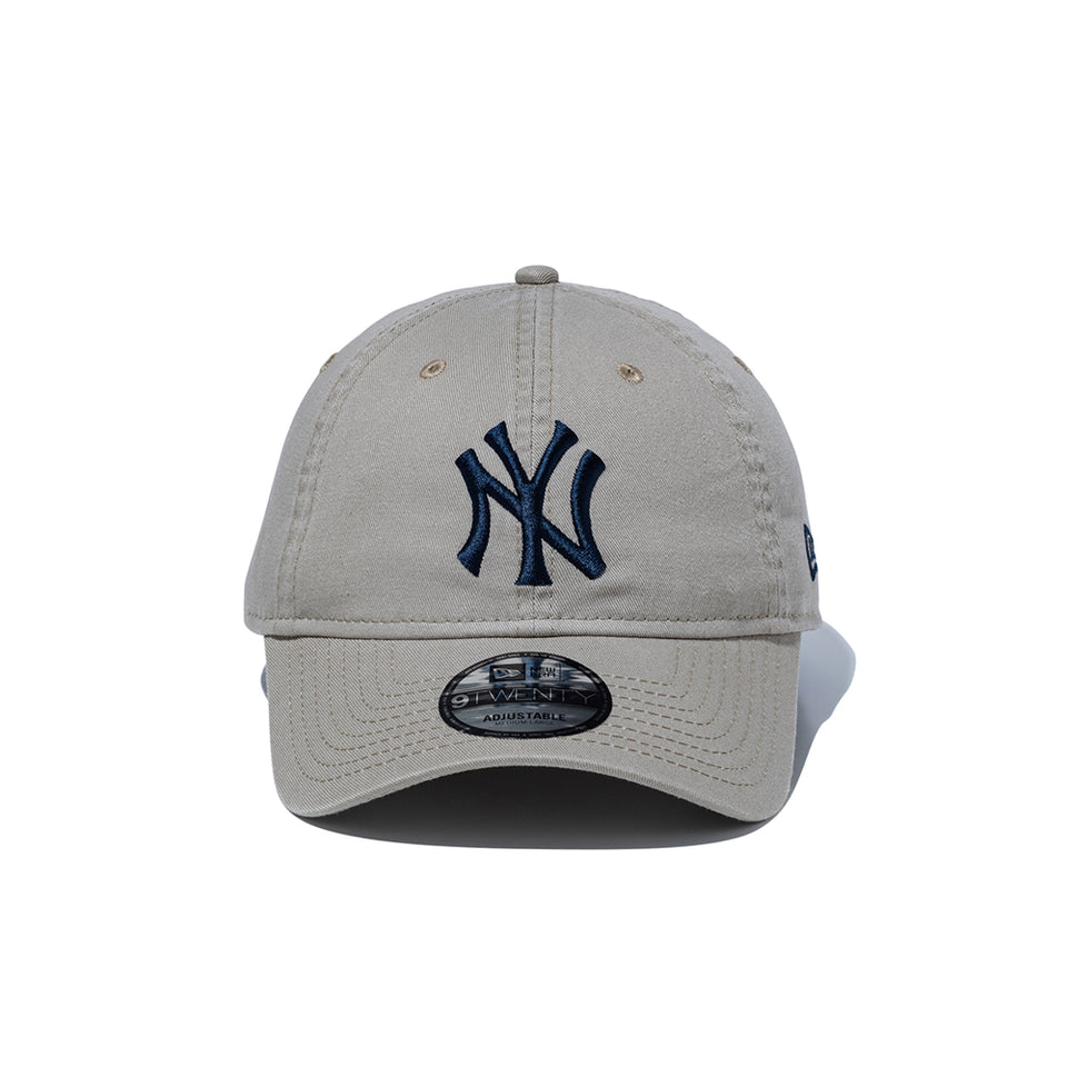 9TWENTY ニューヨーク・ヤンキース ウォッシュドコットン ペブル × ネイビー | NEW ERA ニューエラ公式オンラインストア