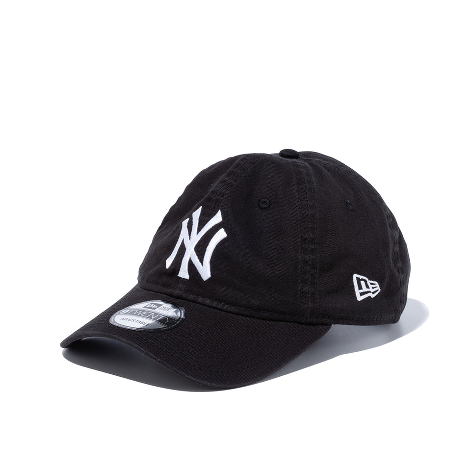 9TWENTY ニューヨーク・ヤンキース ウォッシュドコットン ブラック × ホワイト | NEW ERA ニューエラ公式オンラインストア