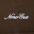 9TWENTY スクリプトロゴ ウォッシュドコットン ウォルナット × ホワイト | NEW ERA ニューエラ公式オンラインストア