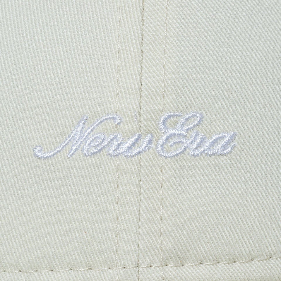 9TWENTY スクリプトロゴ ウォッシュドコットン アイボリー × ホワイト | NEW ERA ニューエラ公式オンラインストア