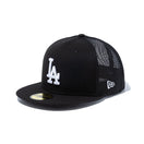 59FIFTY トラッカー ロサンゼルス・ドジャース ブラック × ホワイト | NEW ERA ニューエラ公式オンラインストア