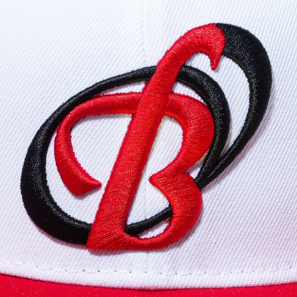 59FIFTY NPBクラシック 阪急ブレーブス ホワイト/ブラック スカーレットバイザー | NEW ERA ニューエラ公式オンラインストア