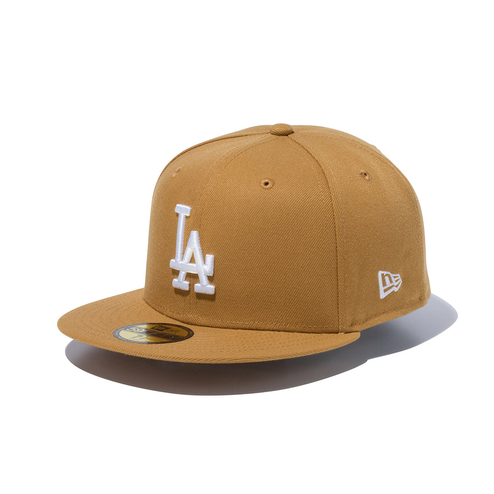 LA 59FIFTY キャップ サイズ7 ホワイト/イエロー 59FIFTY ロサンゼルス・ドジャース ウィート × ホワイト