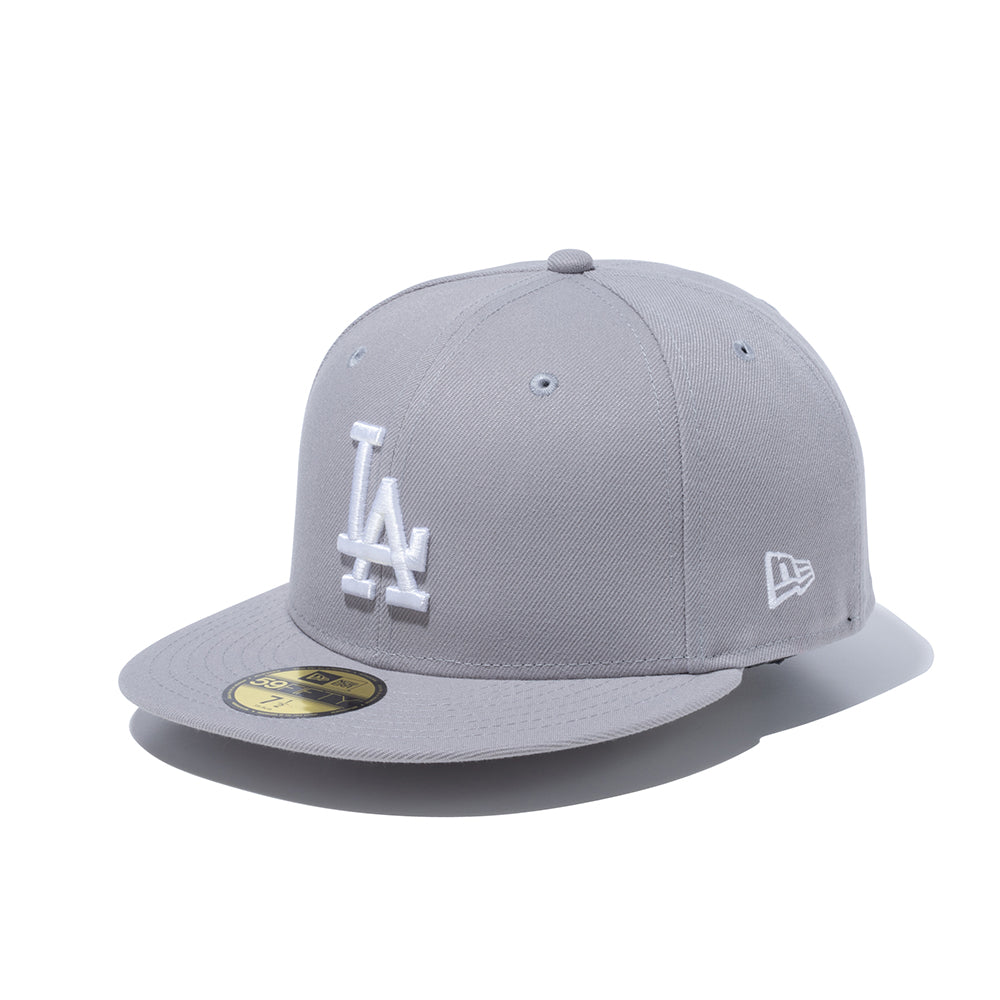 New Era 59FIFTY LA キャップ グレー 59FIFTY ロサンゼルス・ドジャース グレー × ホワイト