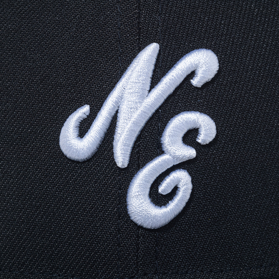 9FORTY ストレッチスナップ クラシックロゴ ブラック × ホワイト | NEW ERA ニューエラ公式オンラインストア